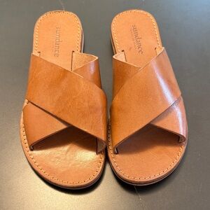 Sundance Women's Brown Leather Sandals